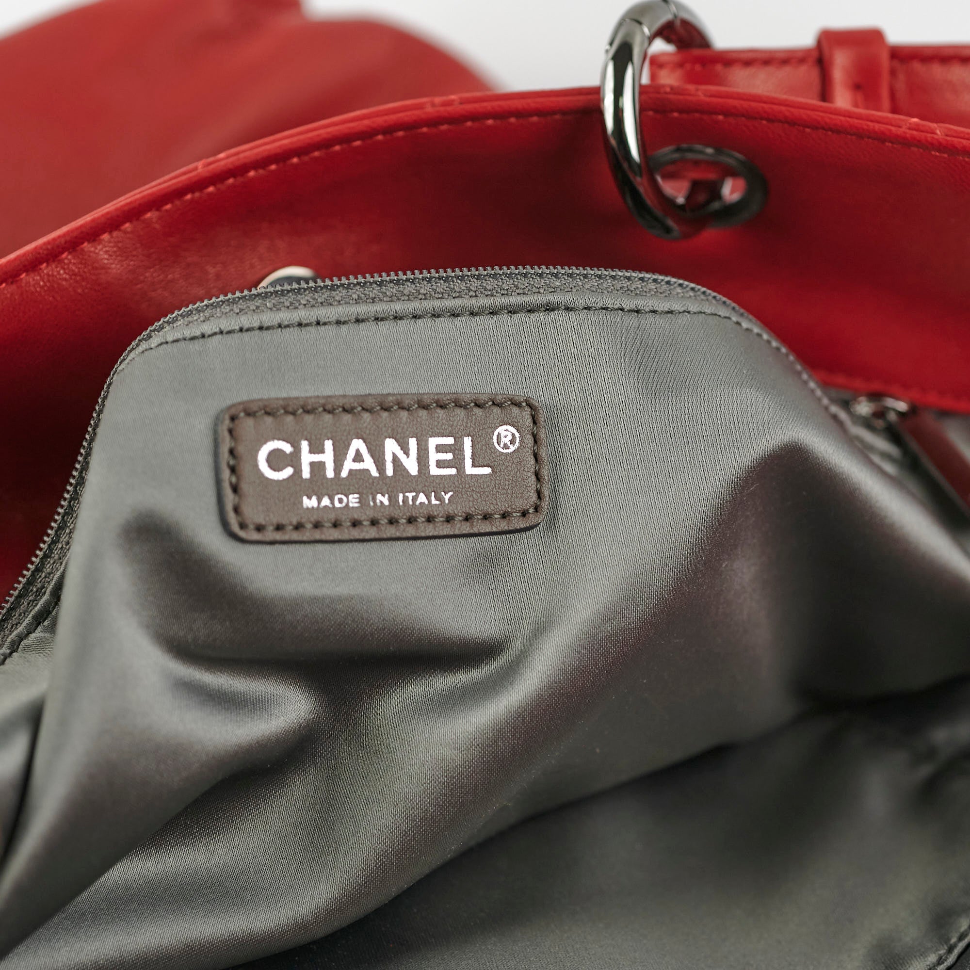Chanel Cabaret Chain Fringe Lambskin Shoulder Bag in Red | Luxury Designer Handbag for Women | Perfect for Evening Parties & Special Occasions