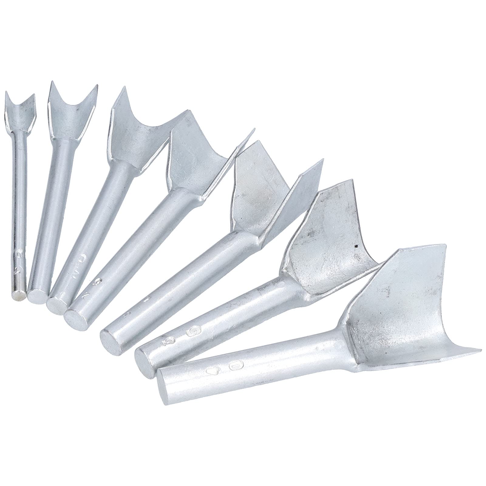 Professional 7Pcs V-Shaped Leather Cutting Tools Set - DIY Leathercraft Punch Cutter Kit for Strap, Belt, Bag & Wallet Making - Perfect for Crafting, Repairing & Leatherworking Projects