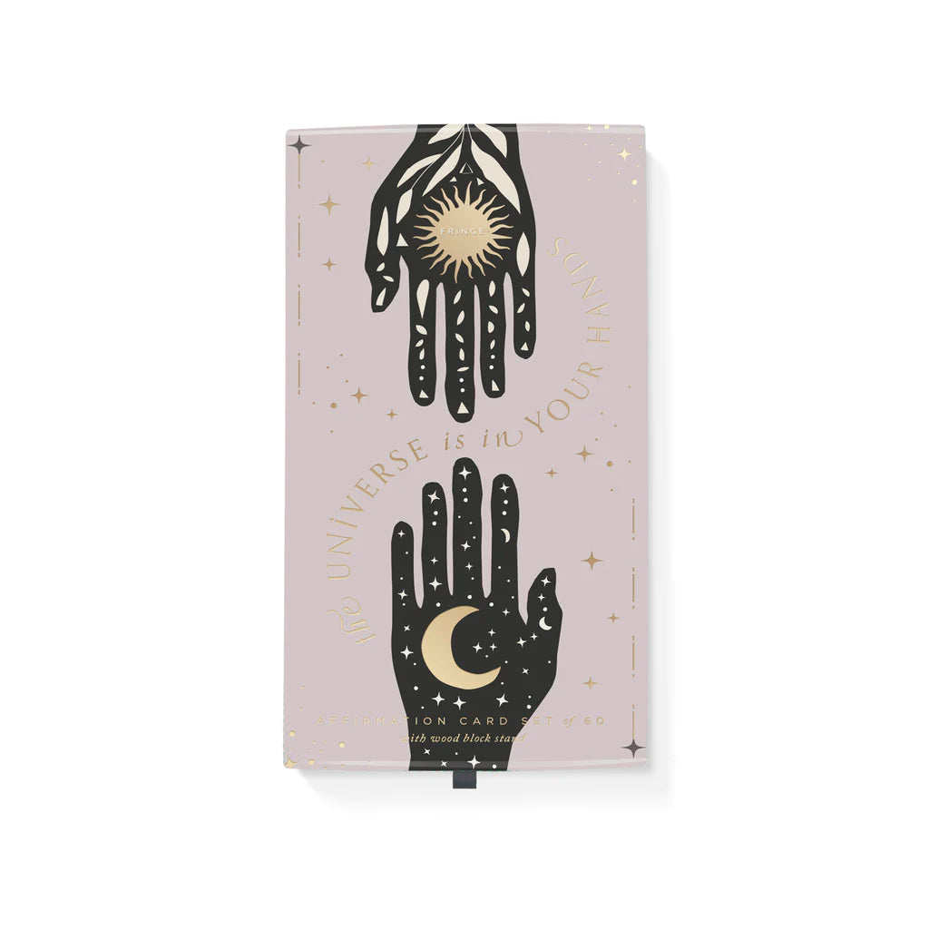 Magique Affirmation Card Set with Stand - Positive Affirmation Cards for Daily Motivation, Self-Care & Mindfulness - Perfect for Meditation, Yoga, and Home Decor