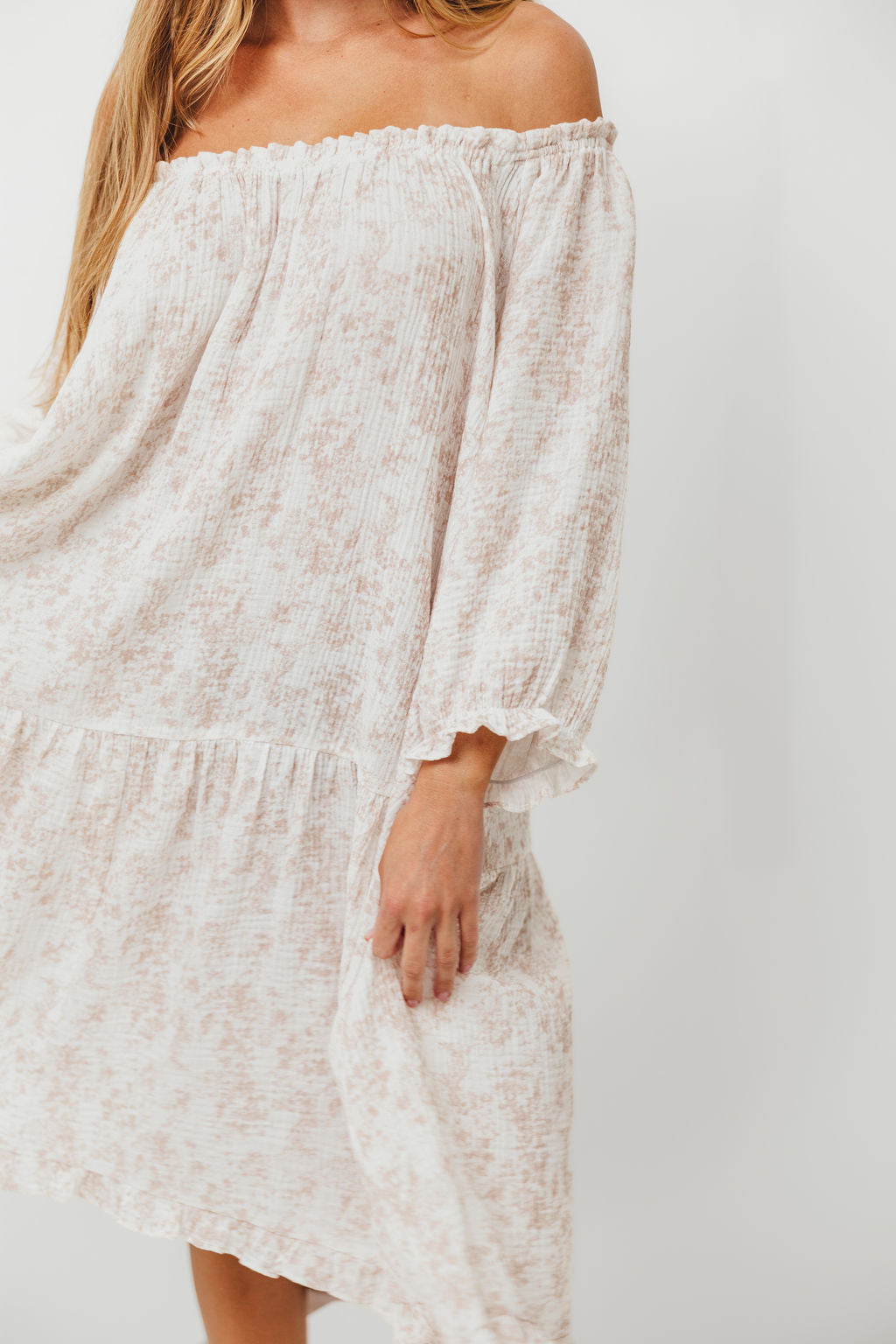 Hampton Pink Cotton House Dress - Bump Friendly Maternity Wear for Comfortable Home & Lounge Wear