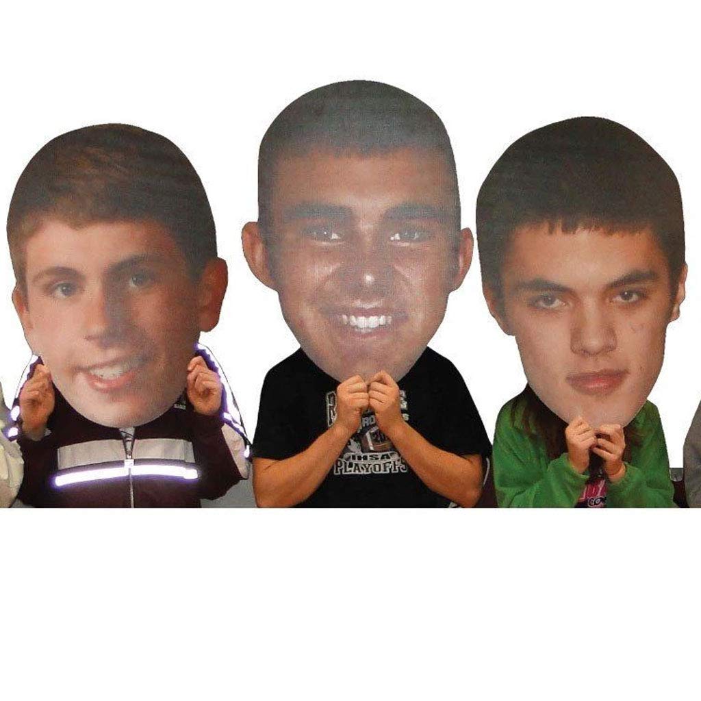 Custom Giant Big Heads Yard Signs - Outdoor Lawn Decorations for Sports Events (Set of 3 with 2 Stakes Each) | Perfect for Football Tailgates, Birthday Parties & Team Spirit Celebrations
