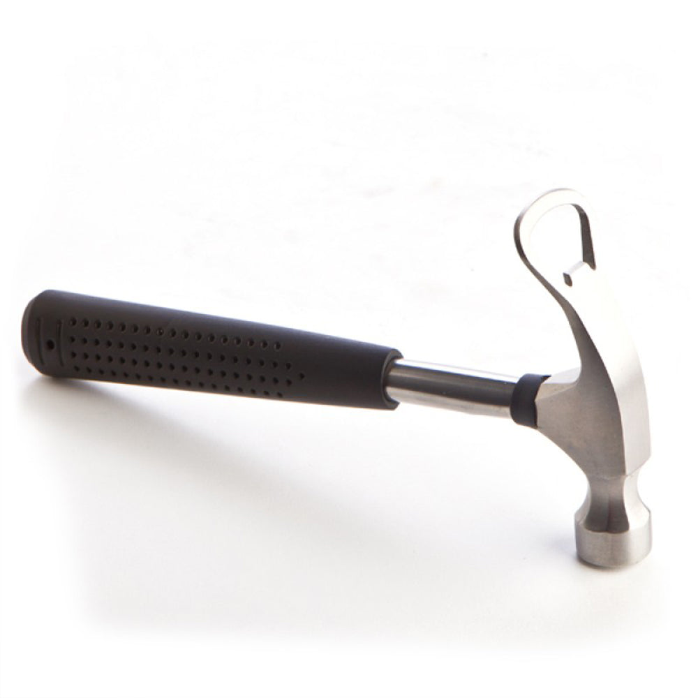 Stainless Steel Beer Hammer Bottle Opener & Ice Crusher - Bar Tool for Opening Bottles and Crushing Ice - Perfect for Home Bars, Parties, and Outdoor Camping