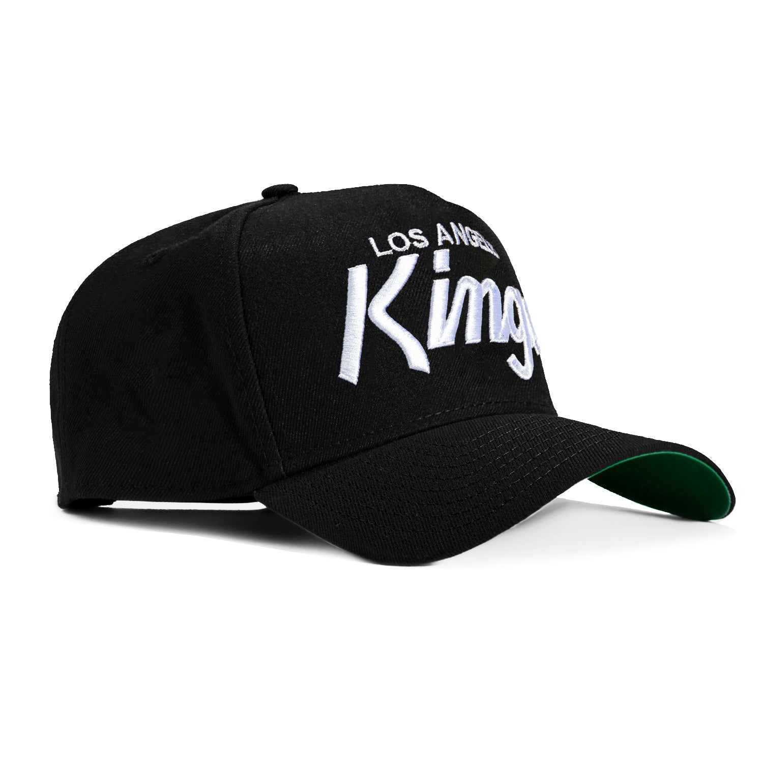 New Era 9Forty A-Frame Los Angeles Kings Script Snapback Hat - Black & White Adjustable Baseball Cap for Men & Women - Perfect for Sports Fans, Casual Wear & Gift Giving