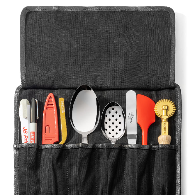 Leather Utility Roll with 6 Pockets - Durable Organizer for Tools, Pens & Travel Essentials | Perfect for DIY, Camping & Everyday Carry