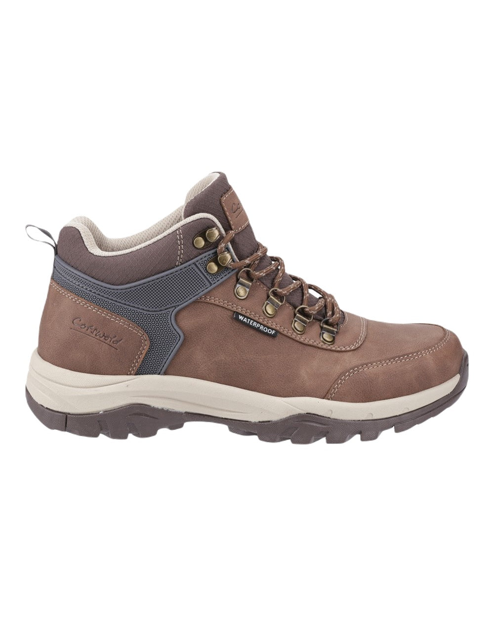 Cotswold Men's Overbury Waterproof Hiking Boots - Lightweight & Durable Outdoor Trekking Shoes for Mountain Climbing & Trail Walking