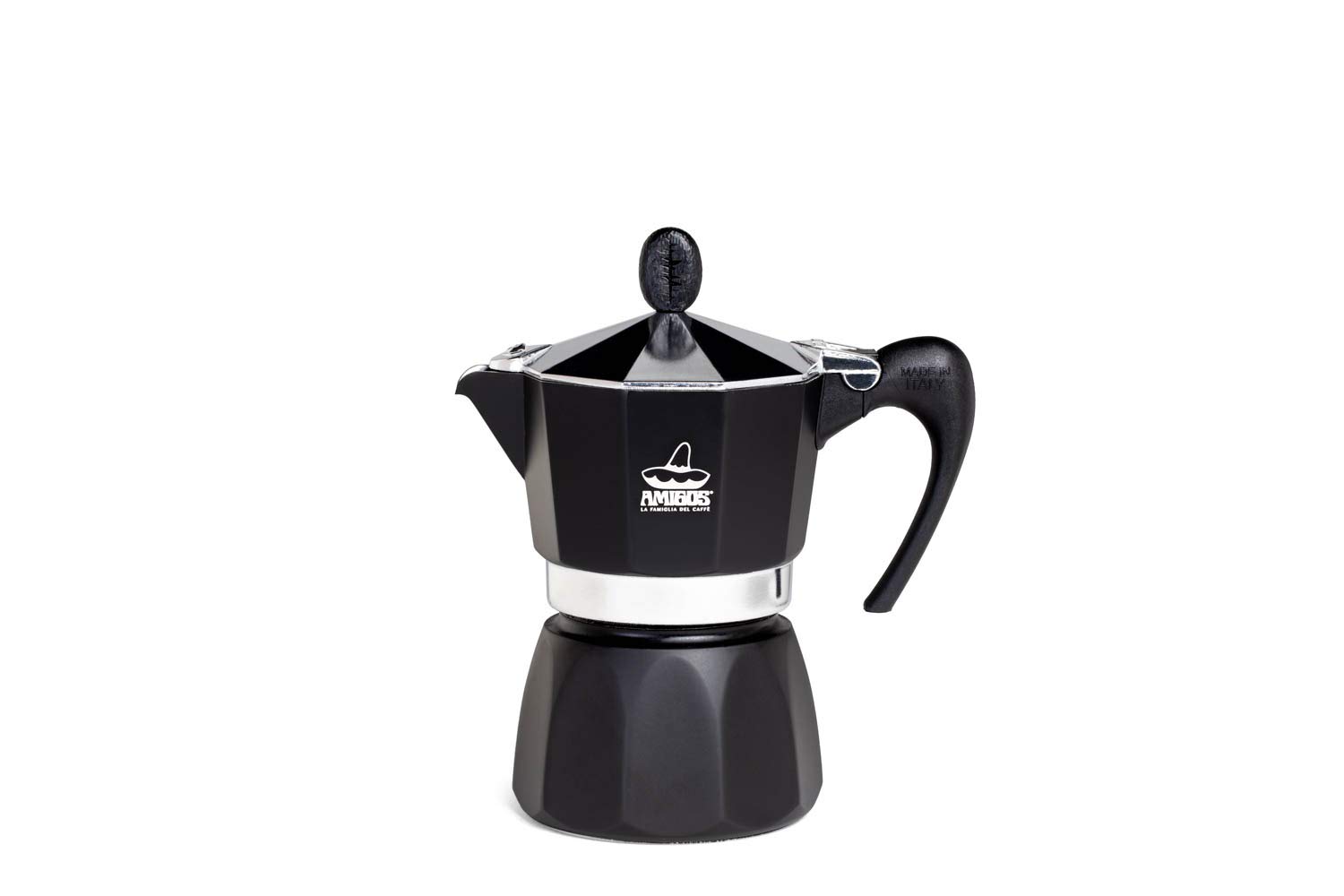 AMIGOS Caffe - 3-Cup Coffee Maker for Home & Office | Compact Drip Coffee Machine for Espresso & Americano | Perfect for Small Kitchens, Dorms & Camping