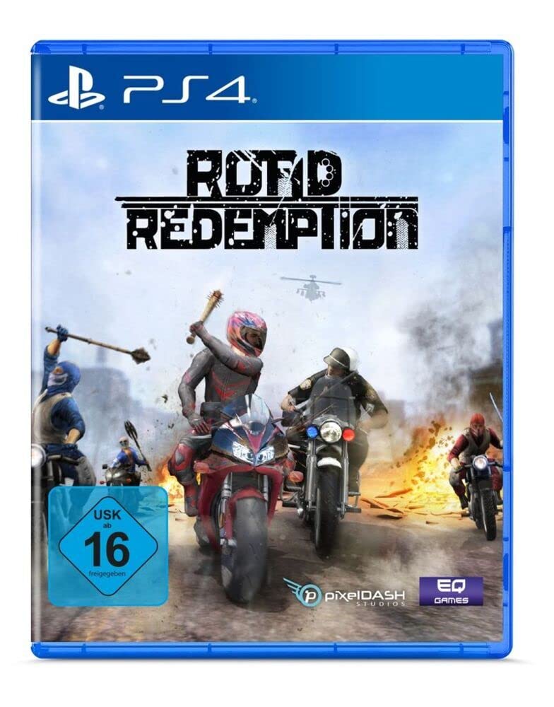 Road Redemption - PS4 Racing Game | Open-World Motorcycle Combat & Adventure | Perfect for Multiplayer Gaming & Thrill-Seeking Players
