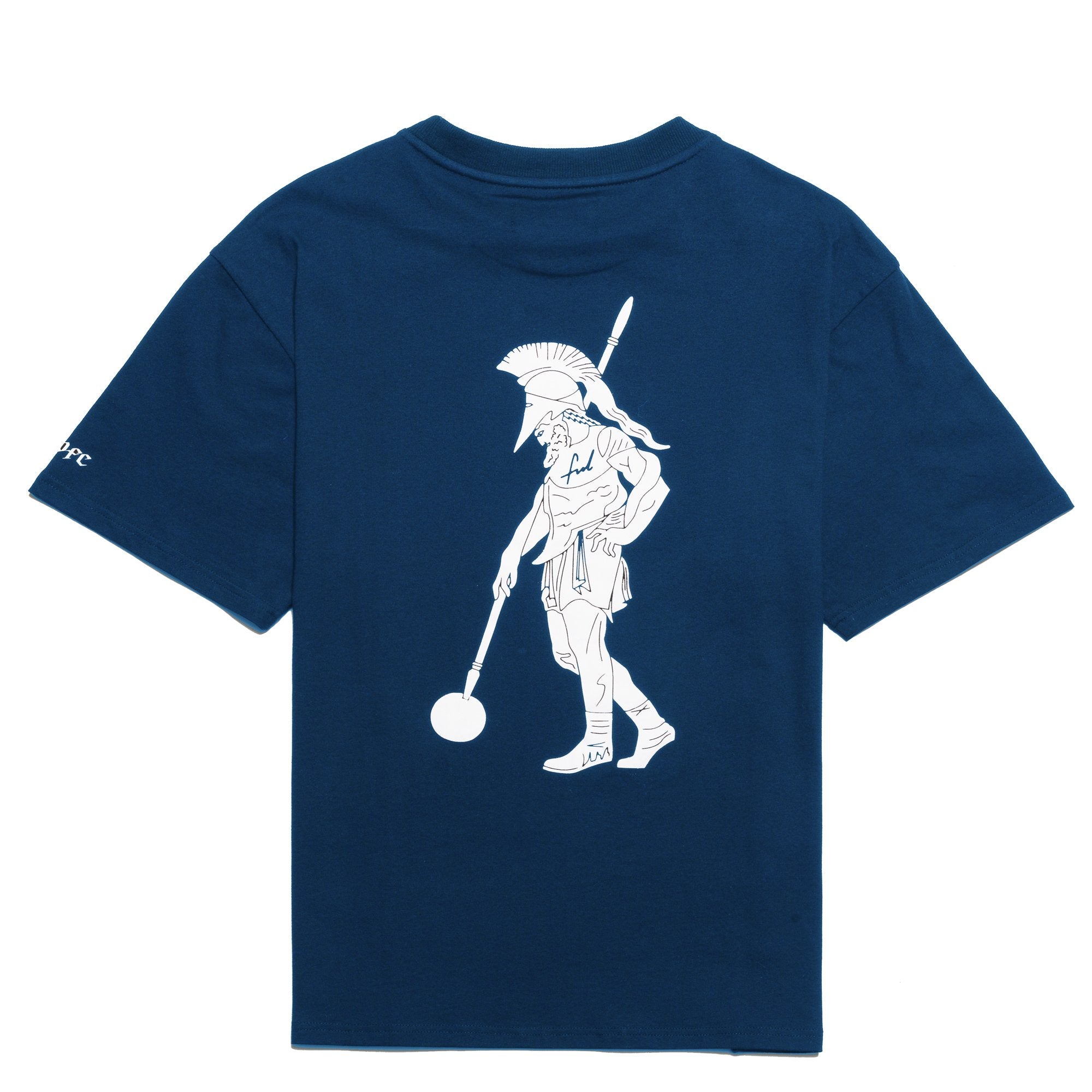 Chrystie NYC x Soho Warriors SWFC FNL Warrior T-Shirt - Navy Blue Graphic Tee for Streetwear & Urban Fashion