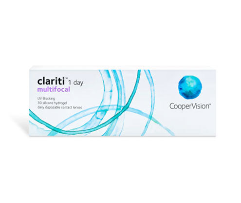Clariti 1 Day Multifocal Contact Lenses (30 Pack) - Daily Disposable for Presbyopia & Clear Vision All Day - Perfect for Work, Reading & Outdoor Activities