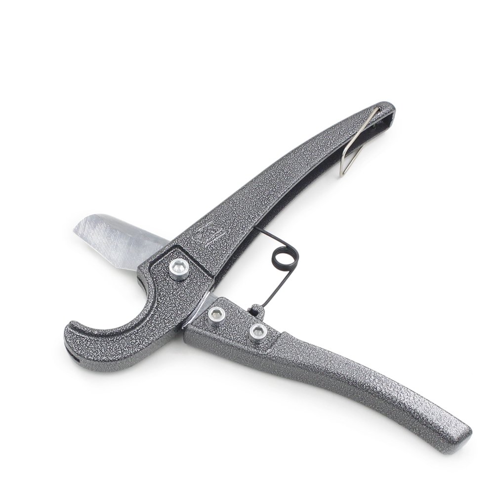 32mm PVC Pipe Cutter - Heavy Duty Plastic PE Hose PPR Tubing Scissors for Gas & Water Pipes - Professional Cutting Tool Shears for Plumbing, DIY Projects, and Irrigation Systems