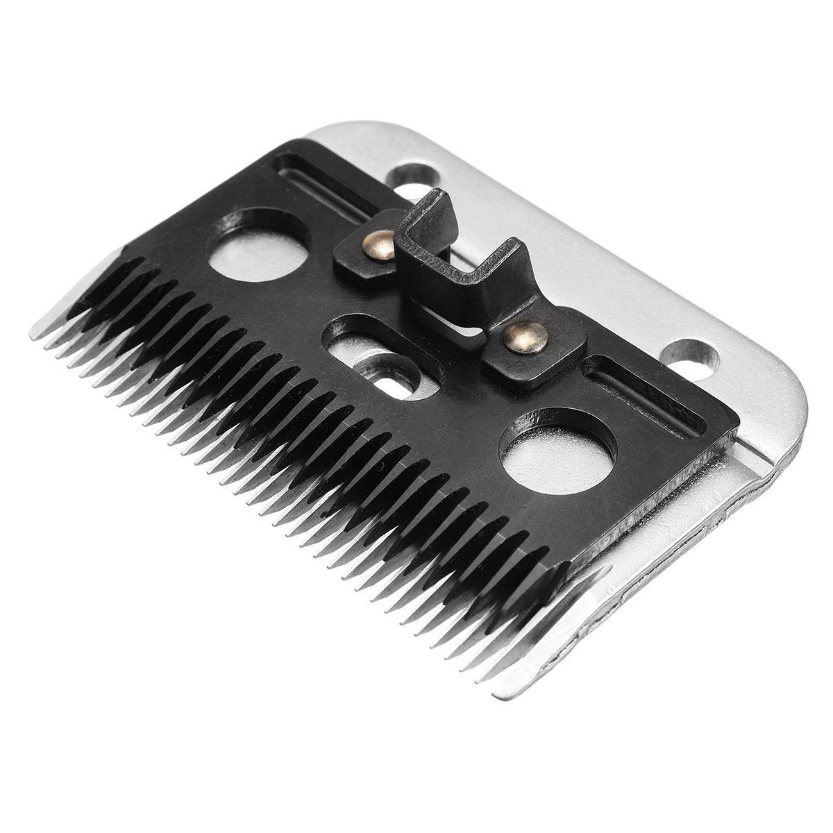 Professional Horse Clippers Blades - 35 Teeth Stainless Steel Detachable Universal Blades for Horse Grooming (Top & Bottom) | Perfect for Show Prep, Daily Grooming & Veterinary Care