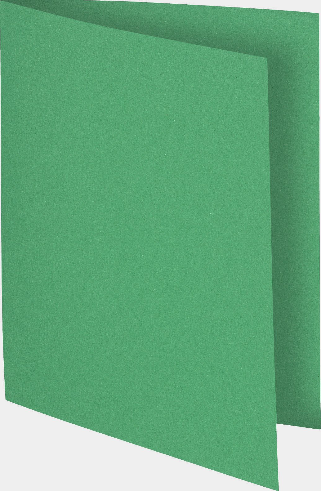Exacompta Forever Collection Flash Square Cut Folders - 220 x 310mm (A4 Size), 80gsm Recycled Paper, 100-Pack Green - Perfect for Office Filing, School Projects & Document Organization
