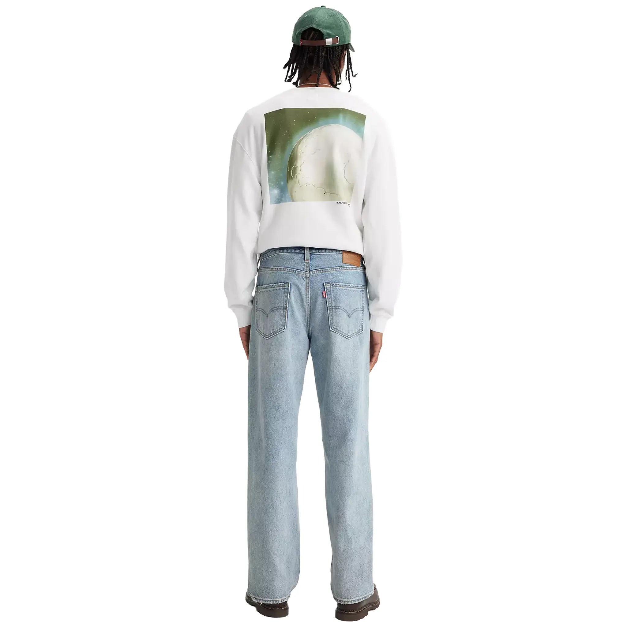 Levi's Men's Loose Fit Straight Leg Blue Jeans - Comfortable Casual Denim Pants for Everyday Wear & Street Style