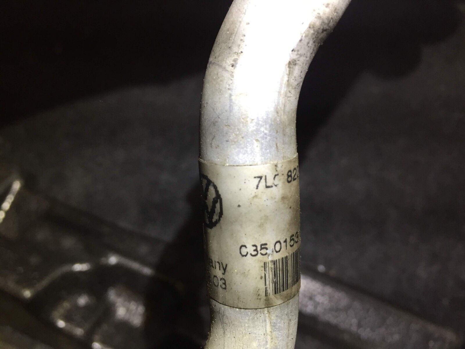 04 05 06 Porsche Cayenne 3.2L AC Hose Line Expansion Valve to Compressor OEM Replacement Part - Perfect for AC System Repair & Maintenance