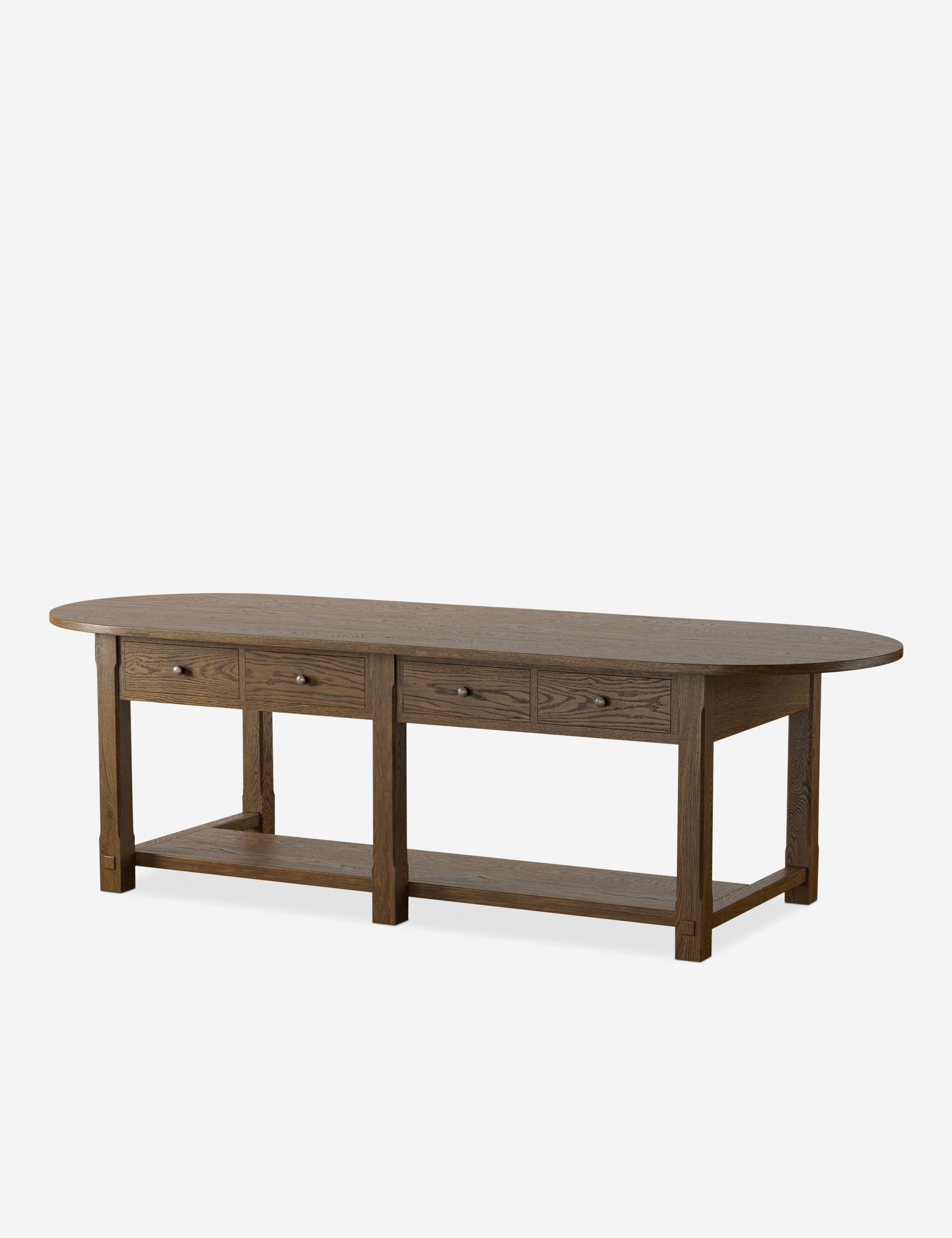 Elise Kitchen Island by Amber Lewis x Four Hands - Modern Kitchen Cart with Storage & Wheels for Small Spaces - Perfect for Cooking, Dining & Entertaining