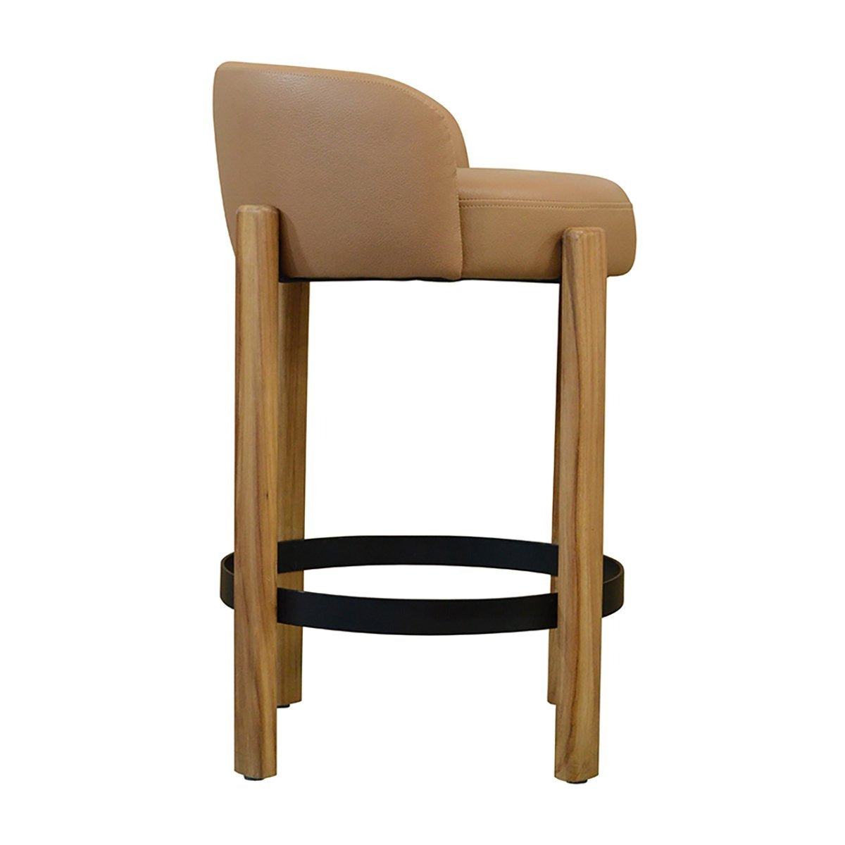Modern 26-Inch Arch Bar Stool - Adjustable Height Counter Stool for Kitchen Island, Breakfast Bar & Home Decor - Durable Metal Frame & Comfortable Seat