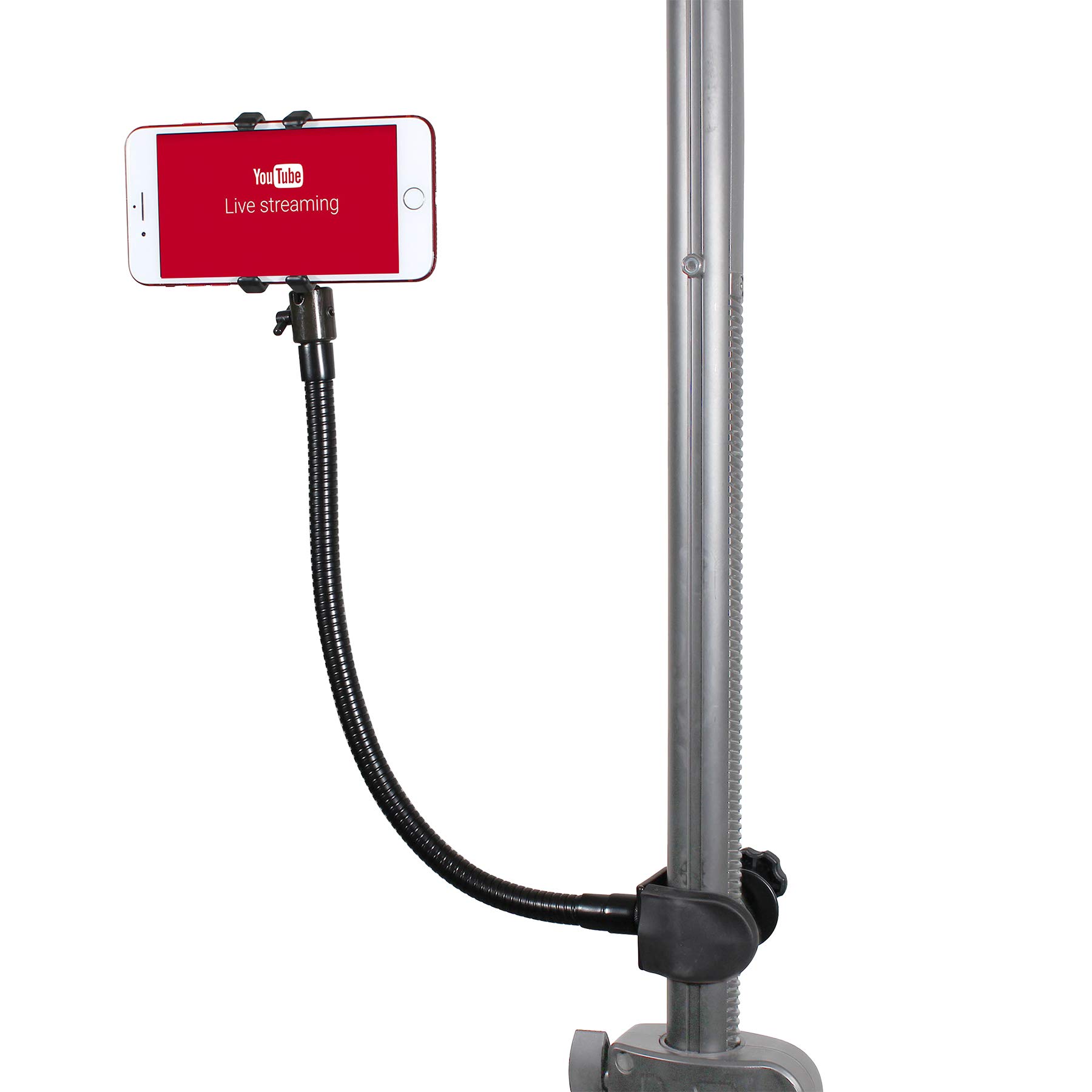 Prox X-MOBICP18 Mobi Buddy Hands Free Phone Clip Kit - DJ Smartphone Mount, Selfie Stick, Table Stand & Tripod Clamp with Case for Vlogging, Live Streaming & Content Creation