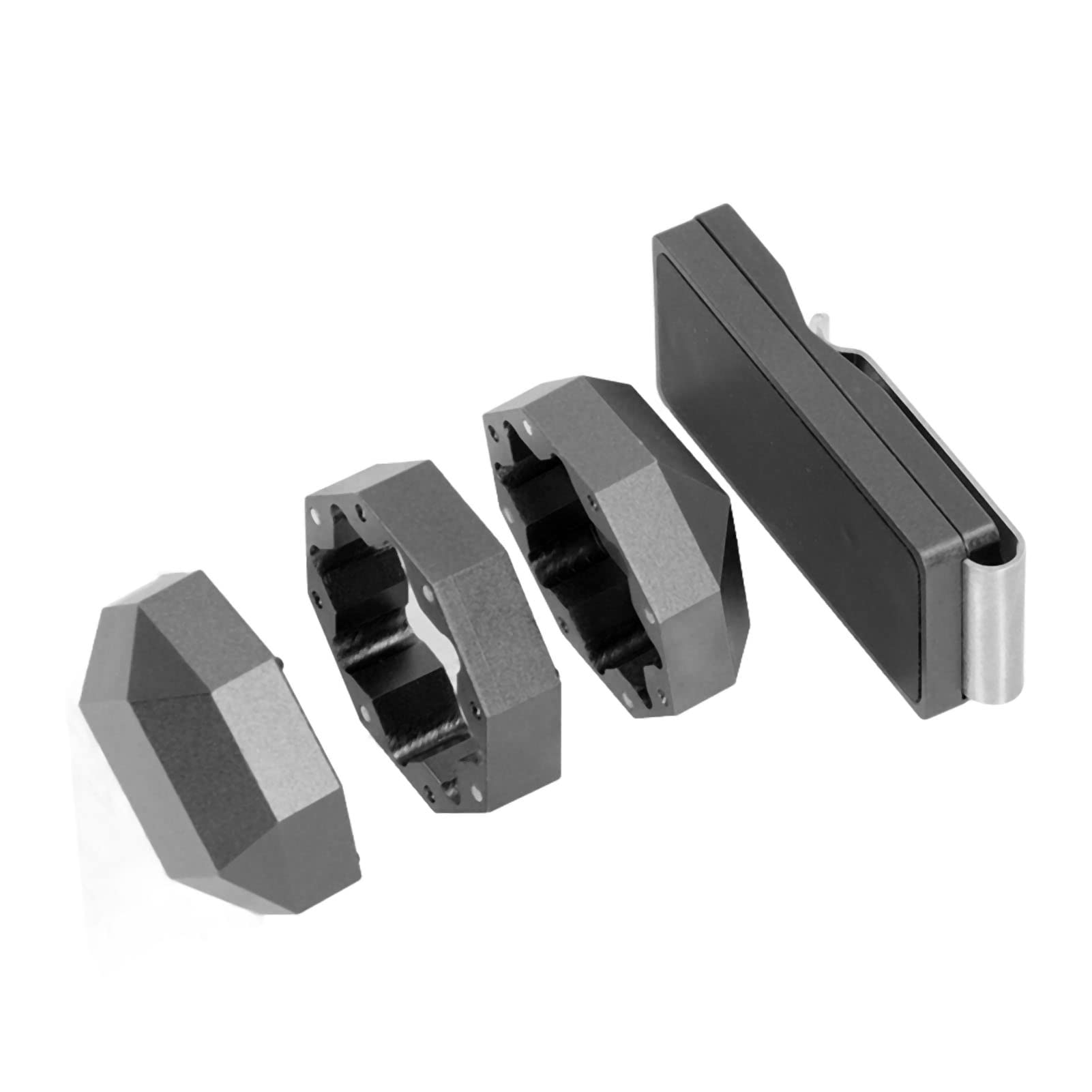 Premium PENO Drop-Resistant Billiard Chalk Holder - Durable Aluminum Octagonal Design for Pool & Snooker - Perfect for Professional Players & Home Game Rooms