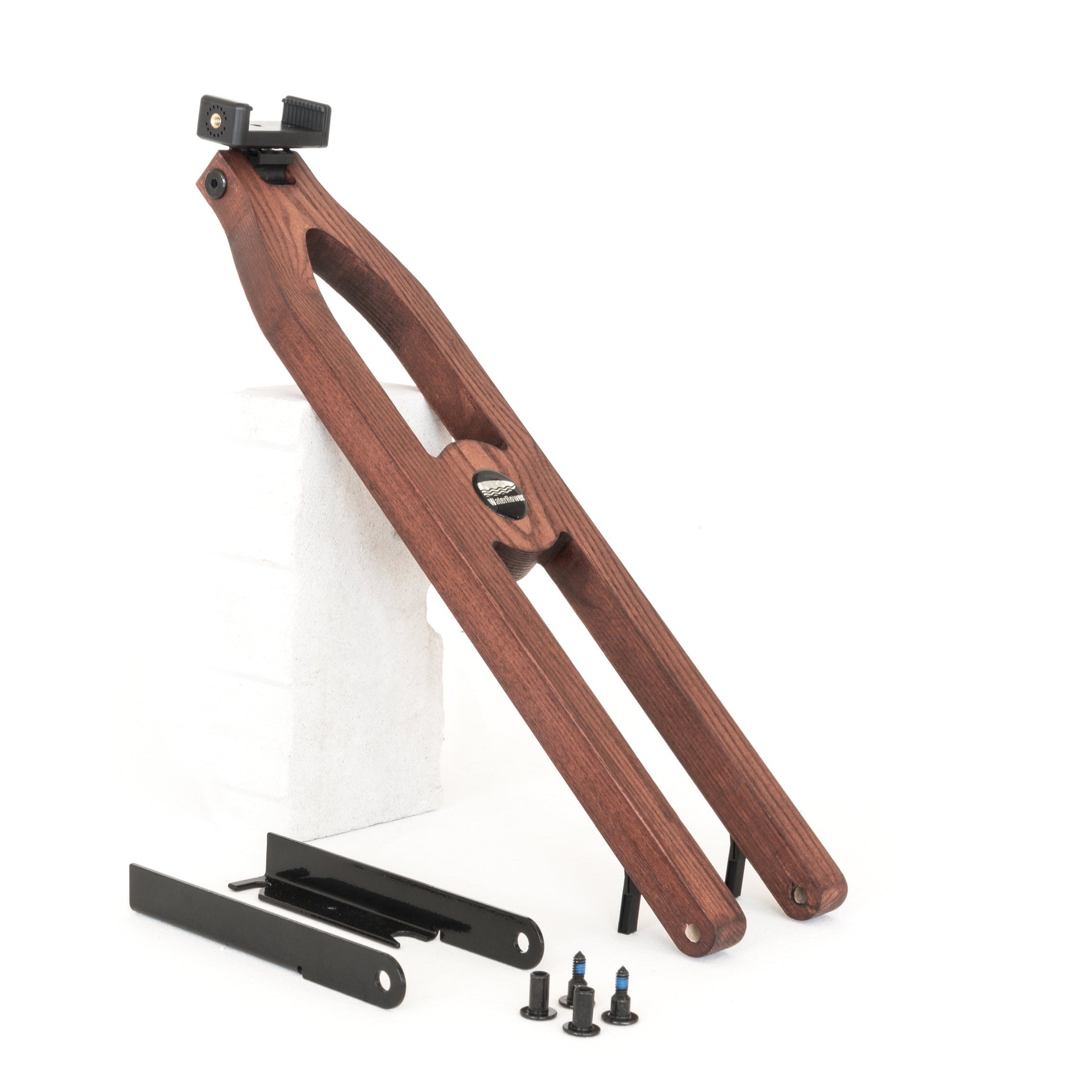 WaterRower Phone & Tablet Holder - Adjustable Fitness Rack for Rowing Machine - Perfect for Home Gym, Workouts & Watching Videos While Exercising