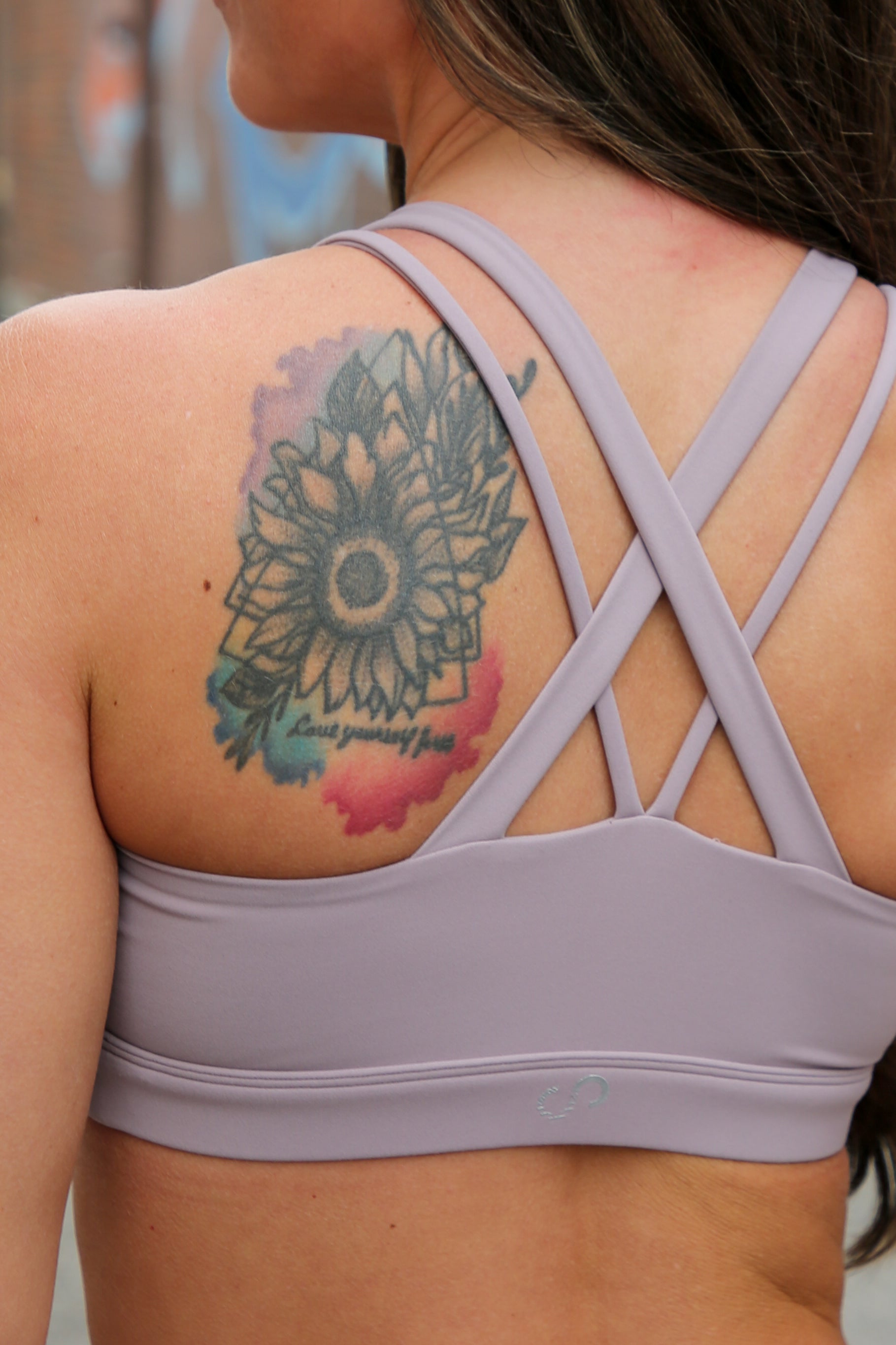 NKD Strappy Bra - Purple Dove | Comfortable Adjustable Bralette for Women | Perfect for Yoga, Lounge & Everyday Wear