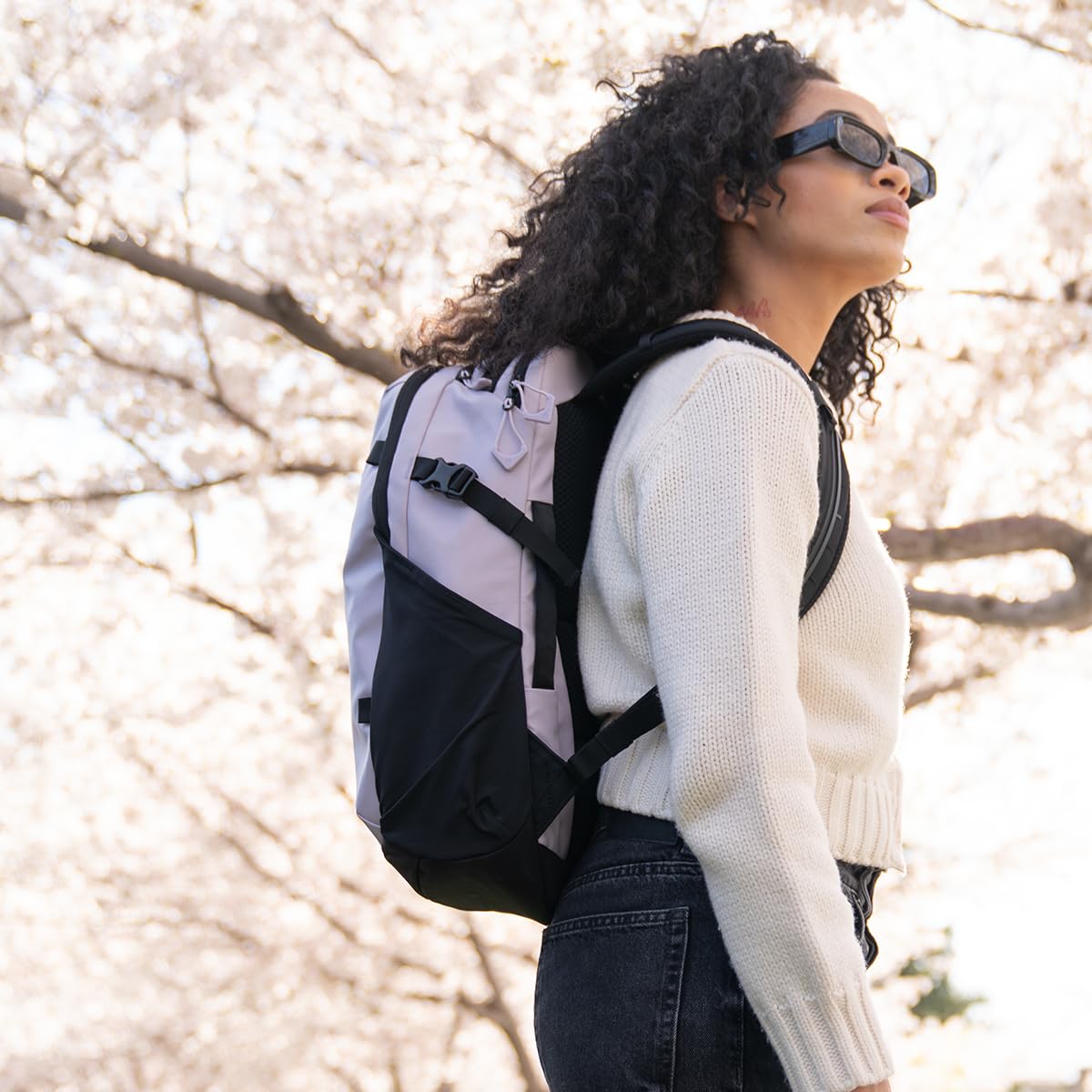 WANDRD NIMBUS 18L Lightweight Waterproof Travel Backpack for Men & Women - Durable Everyday Laptop Bag with Padded Shoulder Straps - Perfect for Office, Commuting, Hiking & Airplane Carry-On (Uyuni Purple)