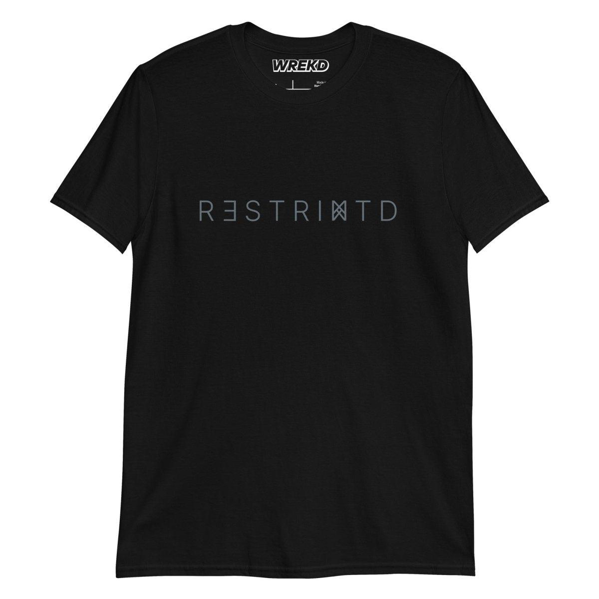 RESTRIKTD Unisex Short Sleeve T-Shirt - Comfortable Cotton Tee for Men & Women | Perfect for Casual Wear, Gym, Street Style & Everyday Outfits