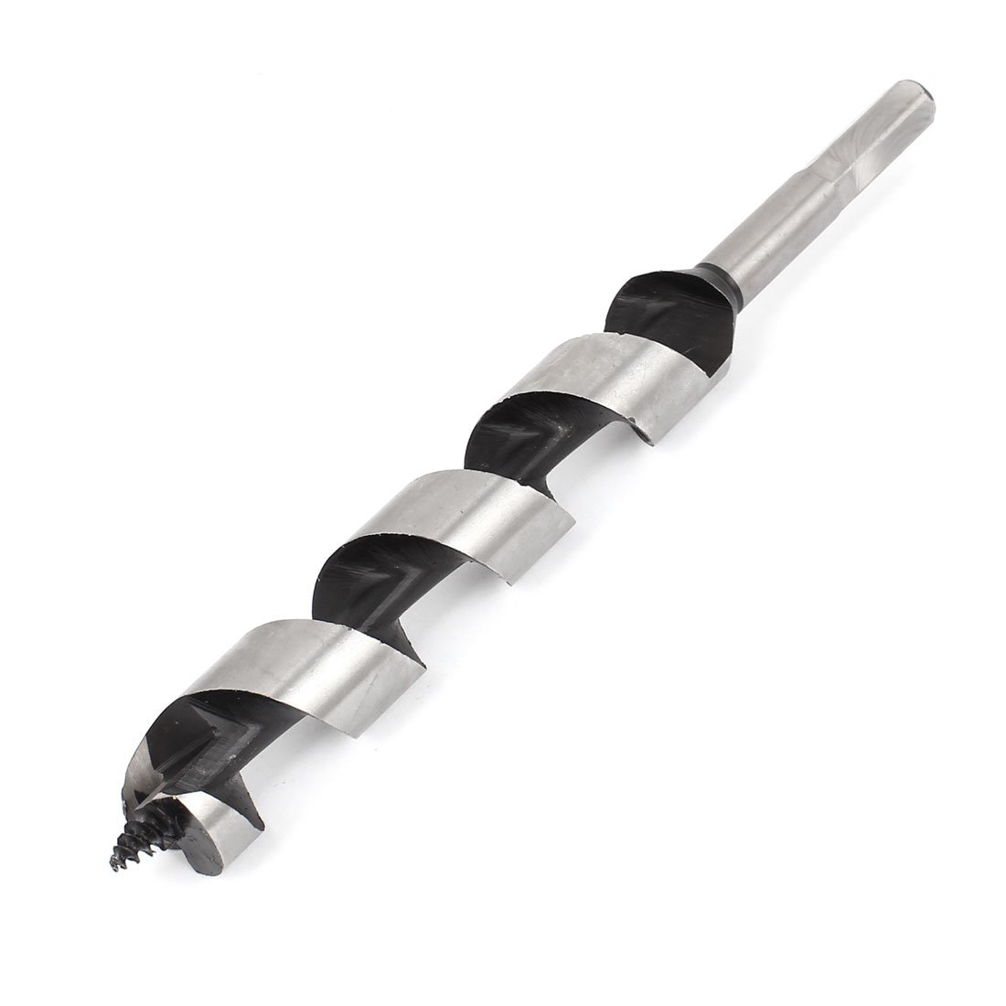 25mm Dia Hex Shank Wood Auger Drill Bit with Threaded Tip - 230mm Length for Power Tools - Perfect for Woodworking, DIY Projects, and Construction Drilling