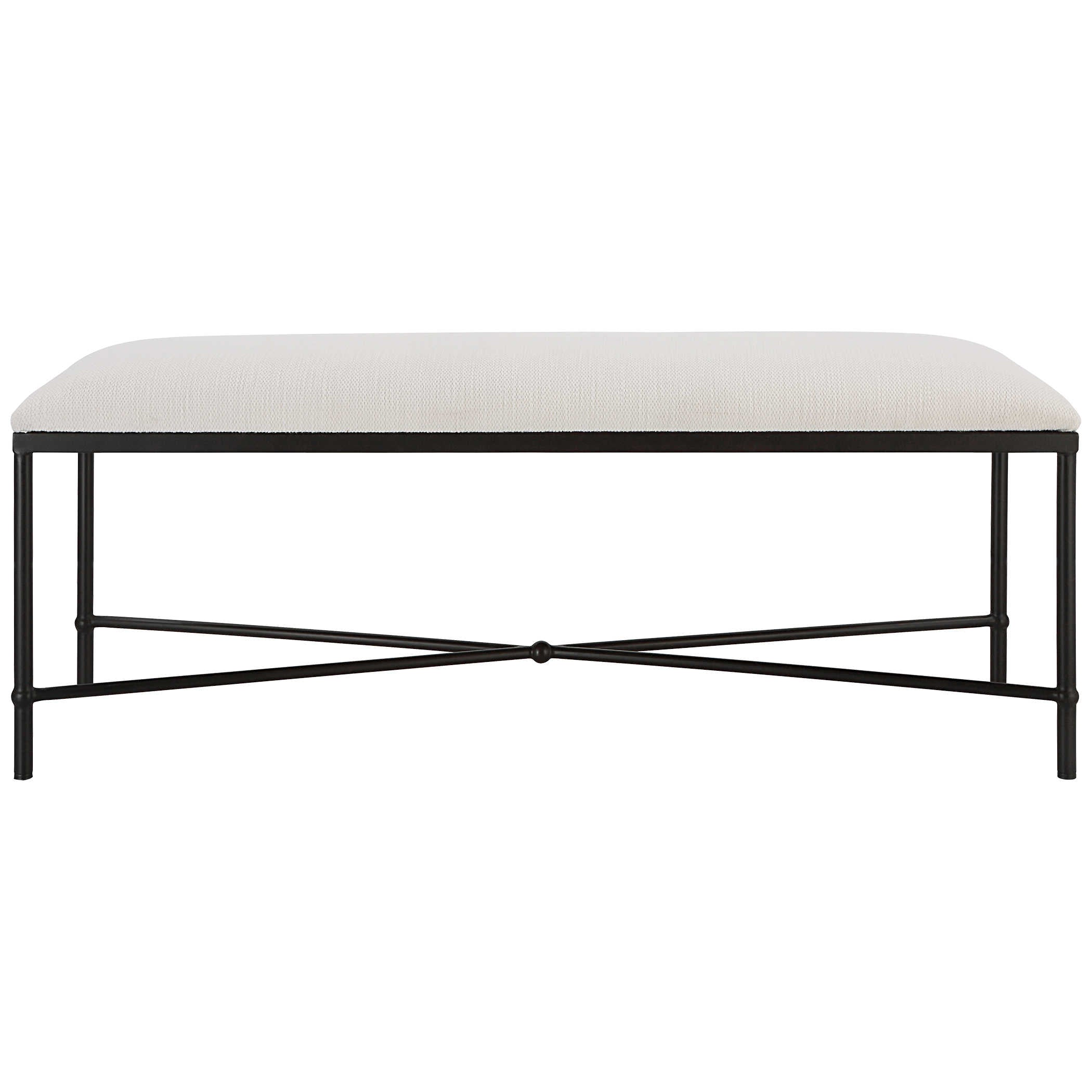 Madison Wooden Bench - Rustic Farmhouse Style Indoor/Outdoor Seating for Patio, Garden, or Living Room - Durable & Comfortable Home Decor Furniture
