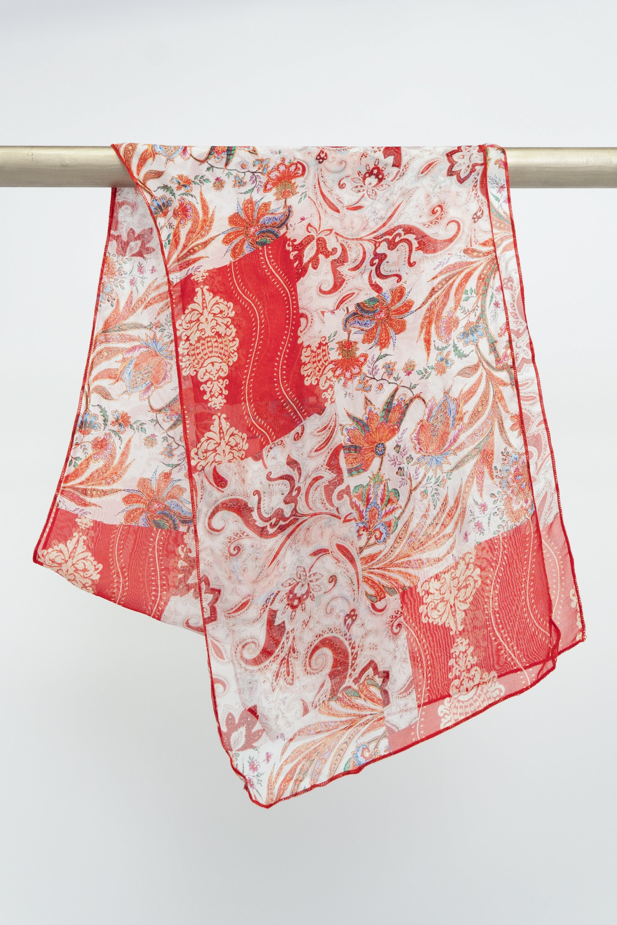 Elegant Large Silk Scarf - Luxurious Fashion Accessory for Women | Perfect for Office, Party & Travel Outfits