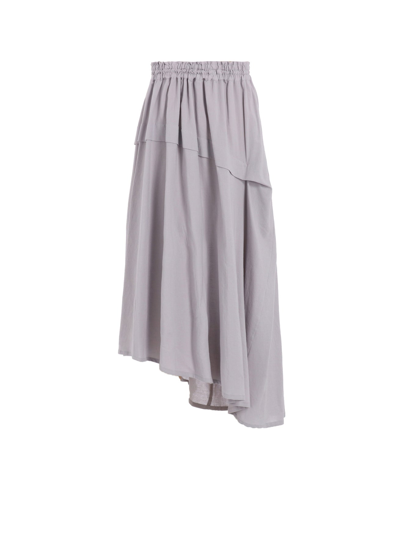 Cotton Boyle Viyella Asymmetrical Tucked Skirt for Women - Elegant & Comfortable A-Line Skirt for Office, Party, and Casual Wear