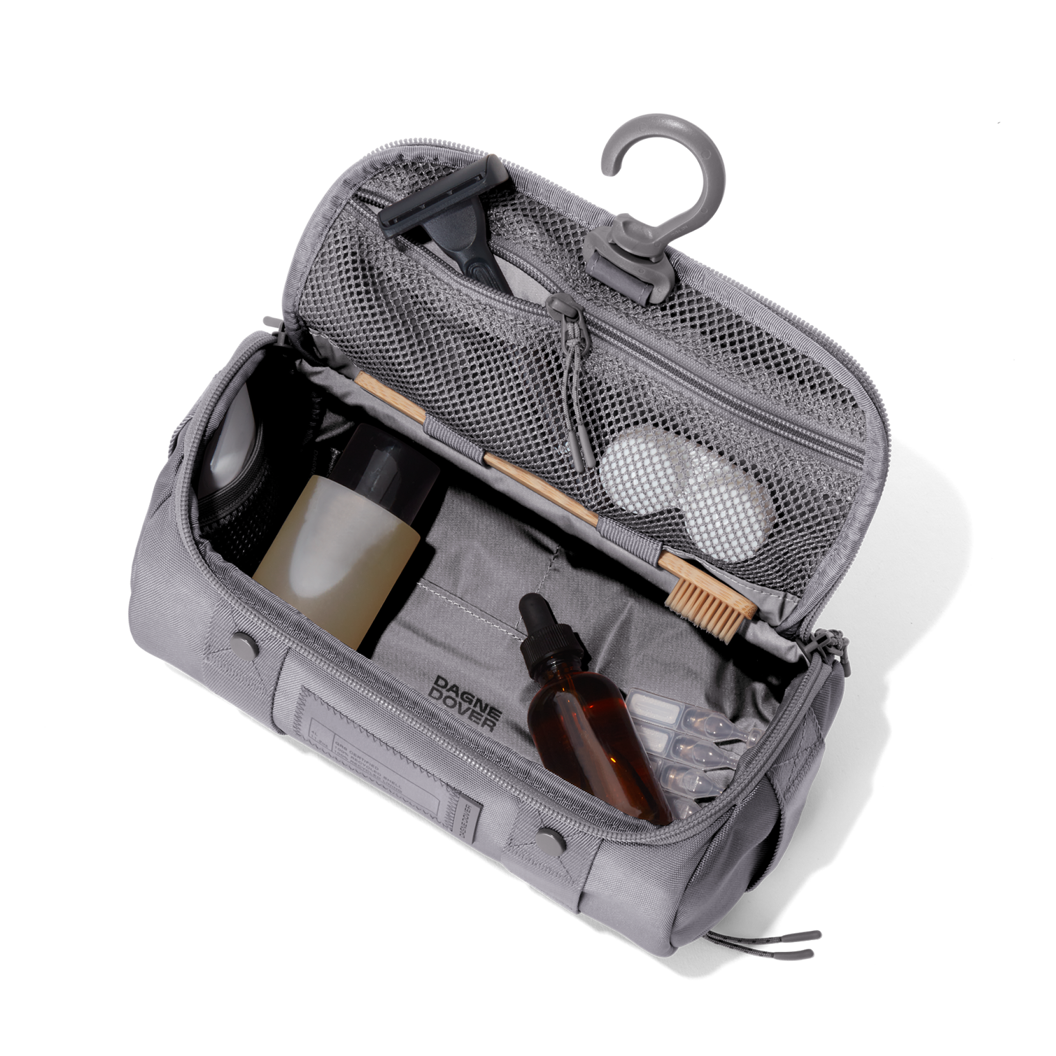 Dagne Dover Seoul Large Dopp Kit Toiletry Bag for Travel - Water-Resistant & Spacious Organizer for Men & Women - Perfect for Gym, Vacation & Business Trips