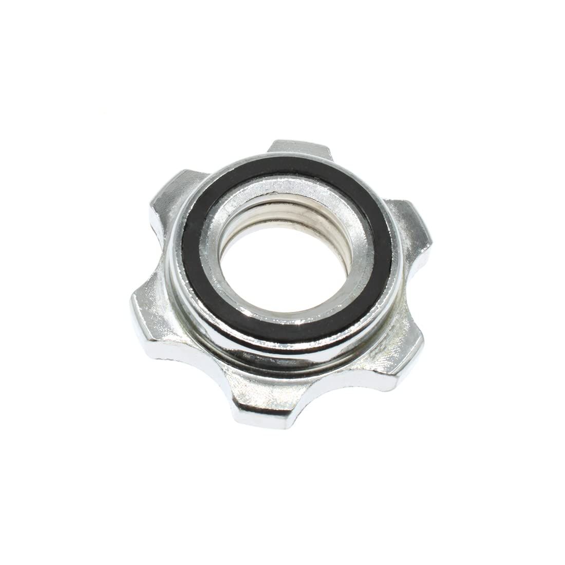 2PCS 25mm Barbell Hex Nut Anti-Slip Spin-Lock Collars - Heavy Duty Screw Clamps for Weight Lifting, Dumbbell & Fitness Equipment - Perfect for Home Gym, CrossFit & Strength Training
