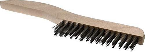 Osborn 2 Rows x 15 Columns Steel Scratch Brush - 5.5