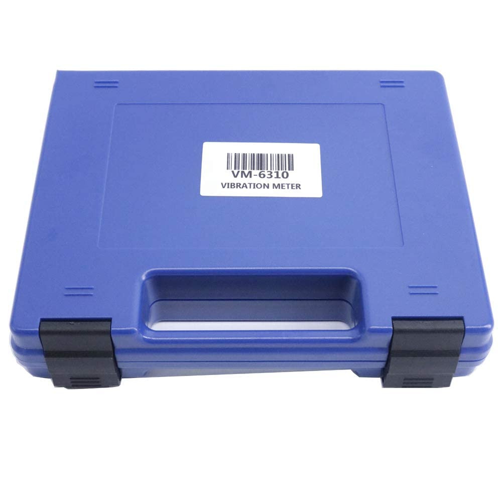 Digital Vibration Tester Meter - Portable Vibrometer with USB Data Cable & Analysis Software | For Industrial Equipment, HVAC Systems & Machinery Maintenance