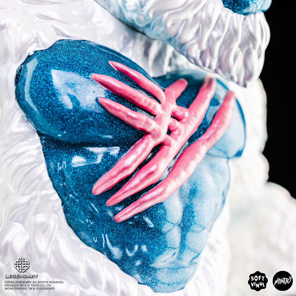 Godzilla x Kong: The New Empire Kong Soft Vinyl Figure - Primal Frost Variant Collectible Toy for Movie Fans & Pop Culture Enthusiasts | Perfect for Display, Gifts, and Anime Collections