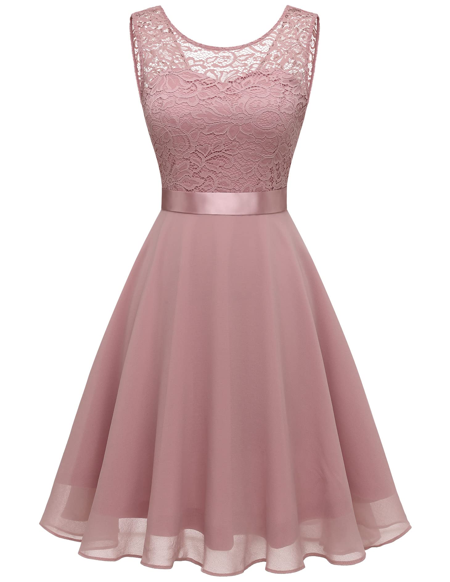 BeryLove Women's Short Prom Dress Lace Wedding Guest Cocktail Party Bridesmaid Formal Evening Gown - Perfect for Homecoming, Dances, and Special Occasions