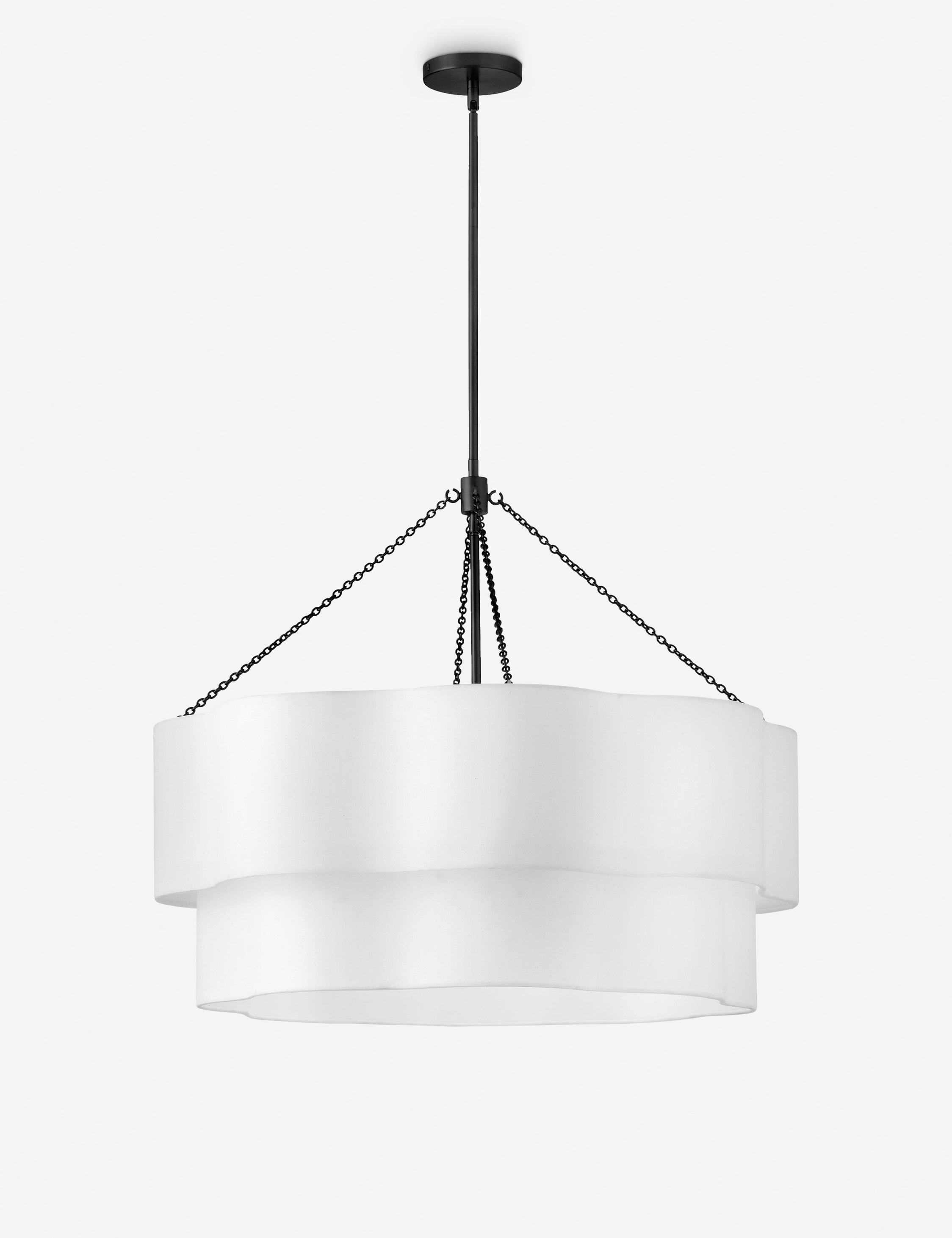 Ananda Chandelier - Modern Crystal Ceiling Light Fixture for Dining Room, Living Room & Bedroom | Elegant Home Decor Lighting for Wedding, Hotel & Restaurant