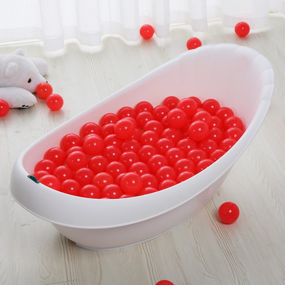 PlayMaty 2.36 Inch Non-Toxic Plastic Ball Pit Balls - 70 Pack Phthalate & BPA Free, Safe for Kids, Toddlers & Babies - Perfect for Playhouses, Tents, Playpens, Pools & Party Decorations