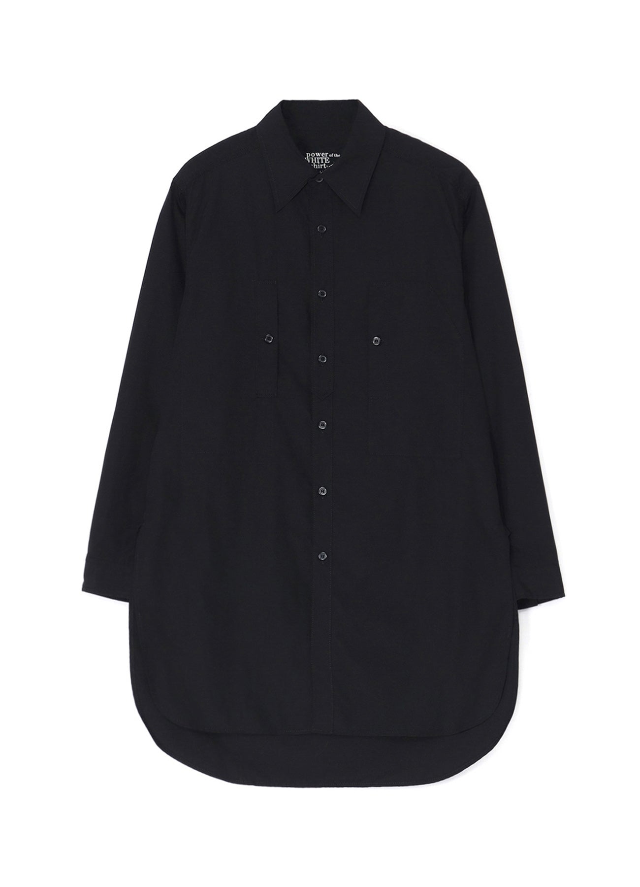Premium Cotton Broadcloth Men's Shirt with Rounded Hem & Double Chest Pockets - Comfortable Casual Wear for Office, Dating & Outdoor Activities