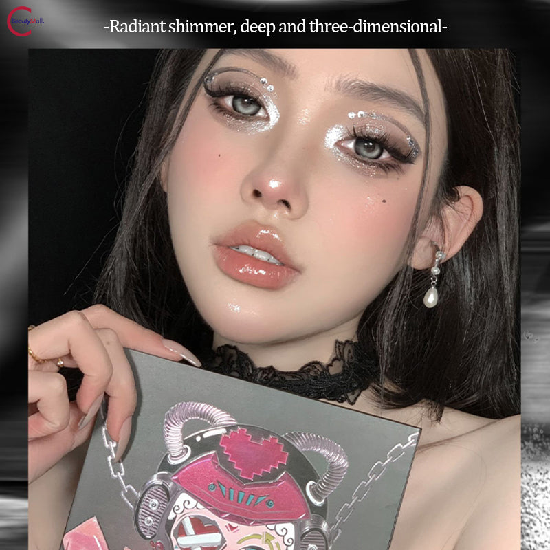 PUCO 2024 Future Vision Eyeshadow Palette - 12 Color Eyeshadow Set, Highly Pigmented, Long Lasting, Vegan & Cruelty-Free Makeup - Perfect for Party, Wedding, and Everyday Glam Looks