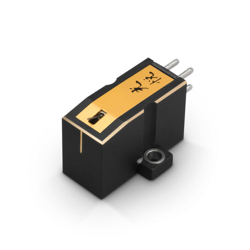 Koetsu Black Goldline Phono Cartridge - High-End MM Phono Cartridge for Turntables, Audiophile Vinyl Record Player Needle - Perfect for Home Audio Systems & Music Enthusiasts