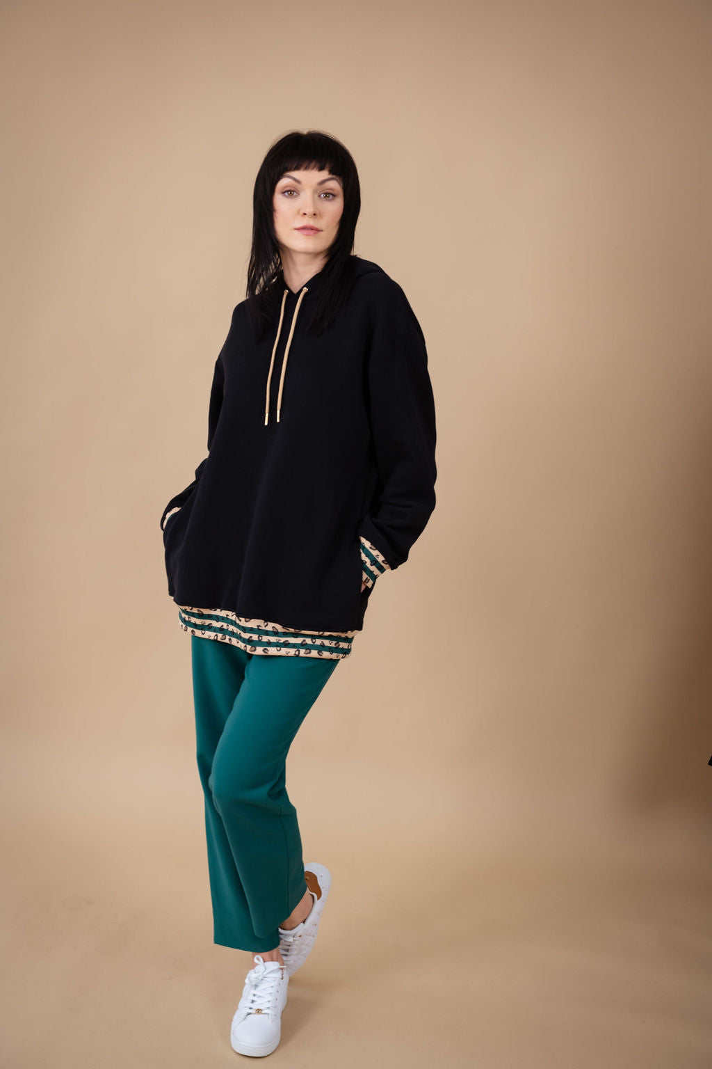 Aisling Hoodie for Women - Soft & Comfortable Pullover Sweatshirt (Black) | Perfect for Casual Wear, Gym, and Outdoor Activities