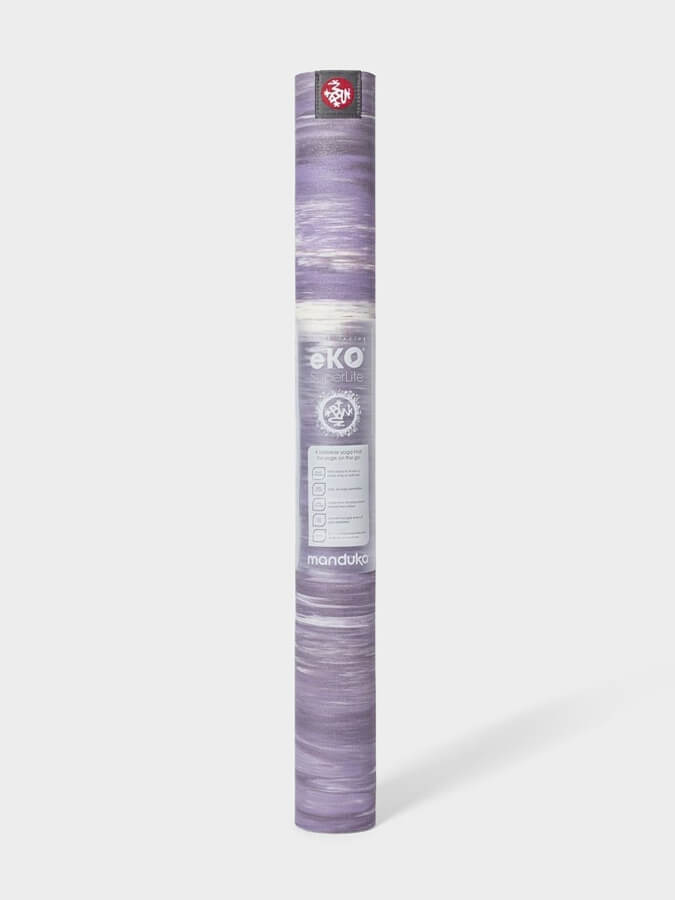 Manduka eKO SuperLite Travel Yoga Mat 1.5mm - Eco-Friendly & Lightweight for Yoga, Pilates & Travel - Perfect for Home, Studio & Outdoor Workouts