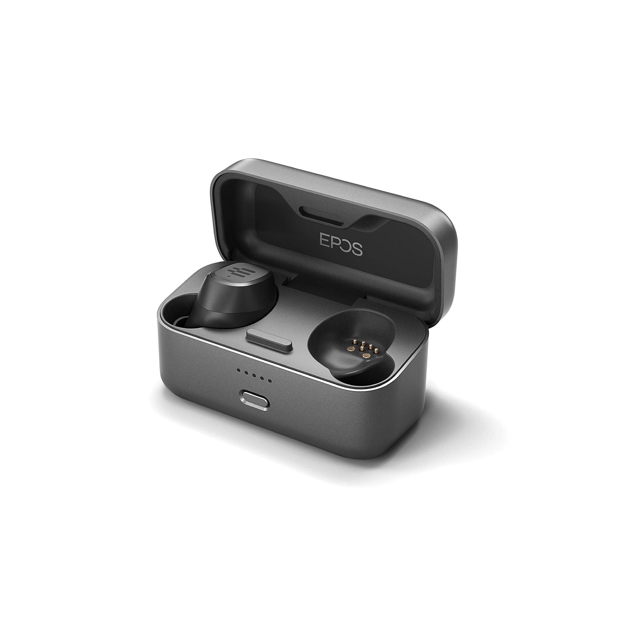 EPOS GTW 270 Wireless Gaming Earbuds - Bluetooth In-Ear Headphones for Mobile & PC Gaming, Android Compatible, Noise Cancelling Mic, Black/Grey - Perfect for Travel, Commuting & Competitive Esports