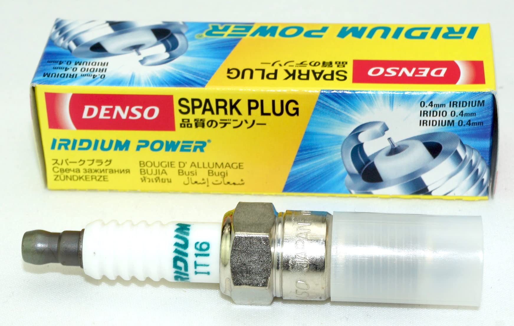 8 PCS DENSO #5325 Iridium Power Spark Plugs IT16 - High Performance Ignition Plugs for Cars, Trucks & SUVs - Improves Fuel Efficiency & Engine Performance