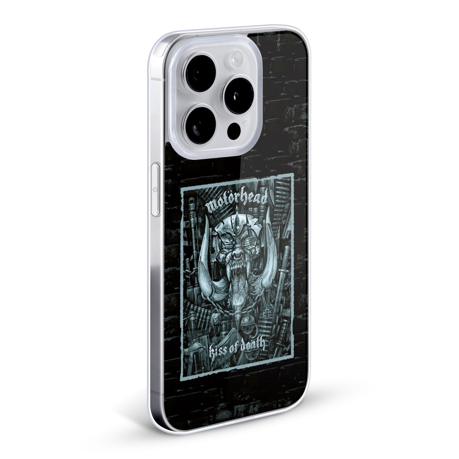 Officially Licensed Motorhead Kiss of Death Album Cover Soft Gel Case for Apple iPhone 11 - Rock Music Fan Protective Phone Cover - Perfect for Concerts, Music Festivals & Rock Enthusiasts