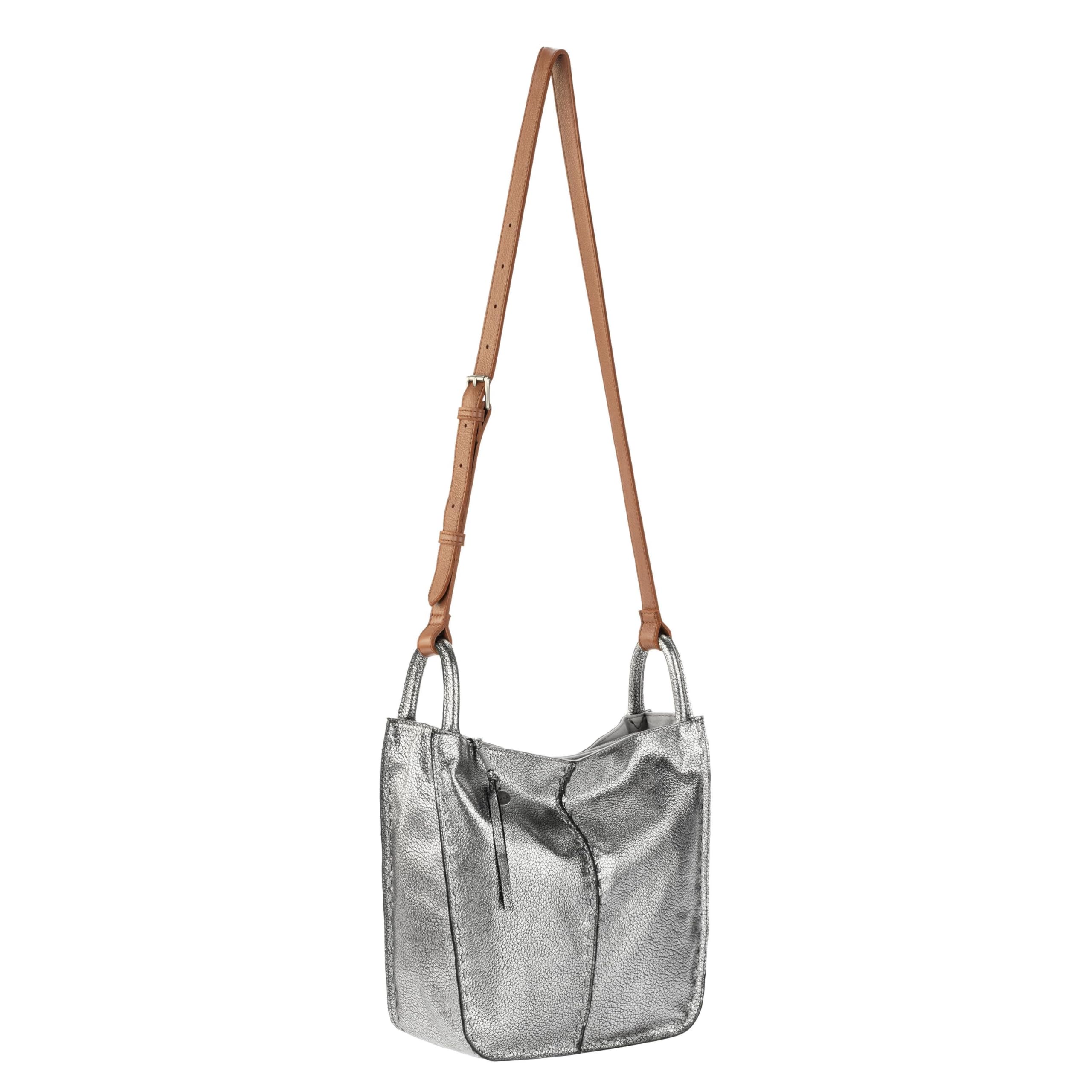 The Sak Los Feliz Crossbody Purse for Women - Genuine Leather Handbag with Adjustable Shoulder Strap - Perfect for Everyday Use, Work, Travel & Shopping - Stylish & Functional Crossbody Bag