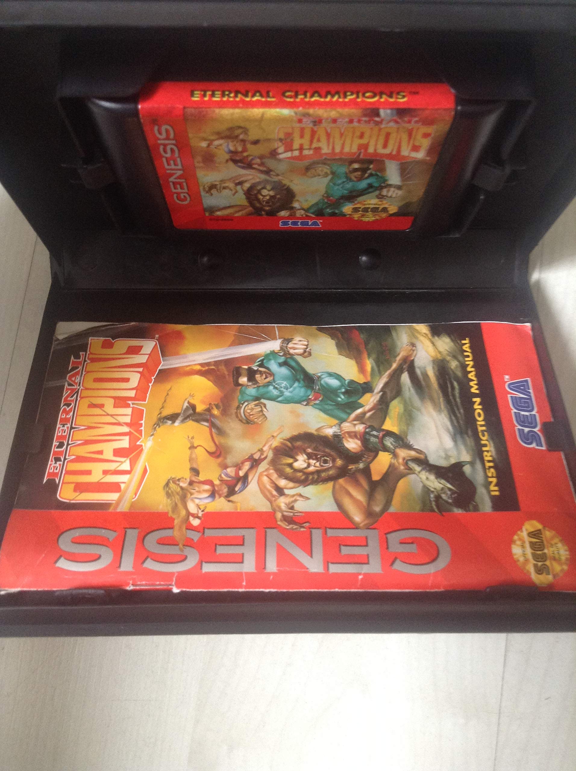 Eternal Champions - Classic Sega Genesis Fighting Game | Retro Gaming Collectible | Perfect for Nostalgic Gamers & Collectors