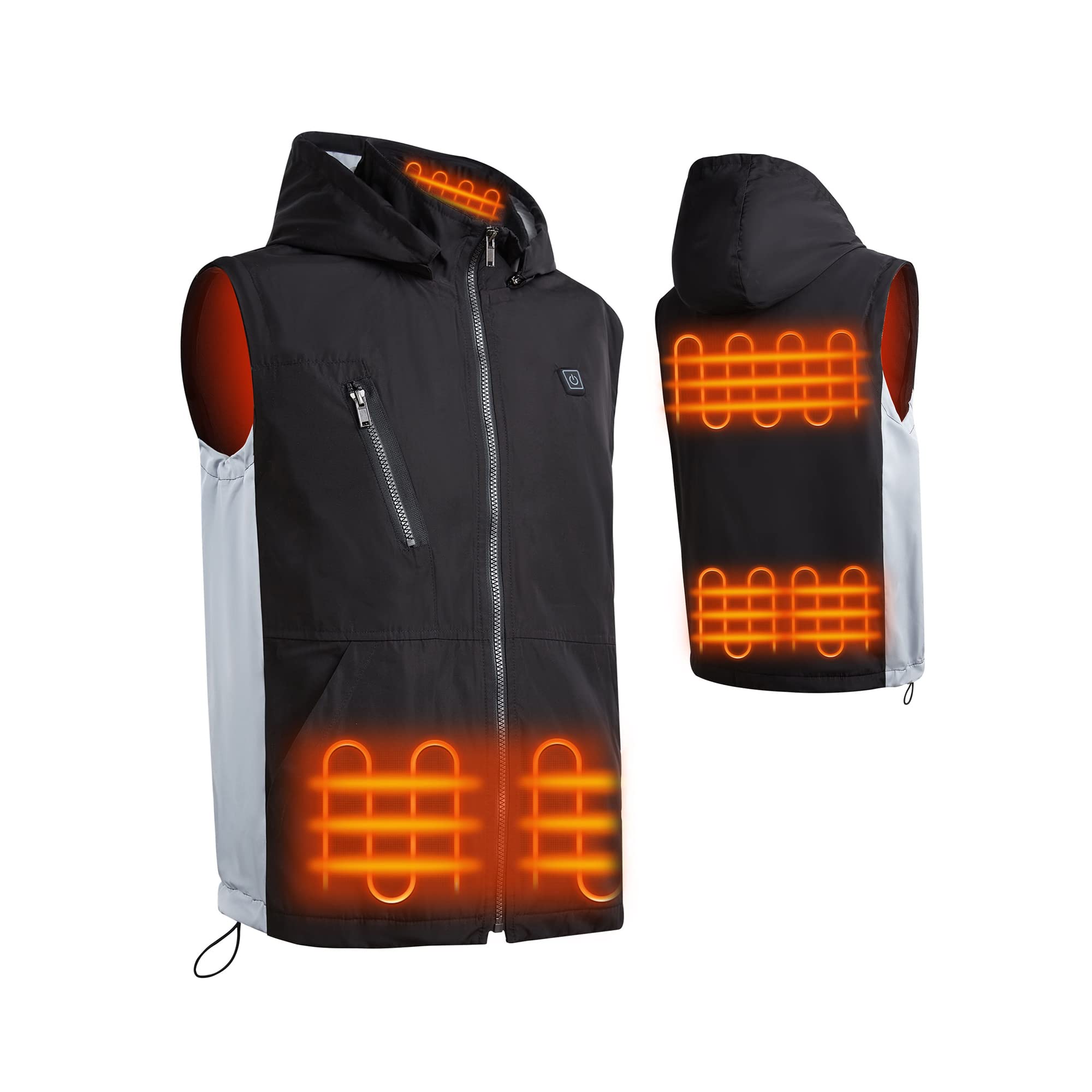 USB Heated Vest for Men & Women - Rechargeable Battery Pack, Washable Body Warmer - Perfect for Outdoor Activities, Winter Sports & Cold Weather Commuting