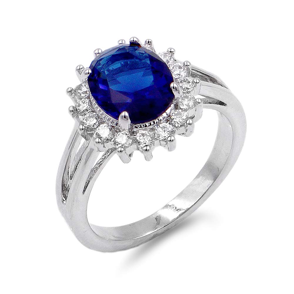 Lavencious Oval & Round CZ Rings for Women - Wedding, Party, Engagement & Cocktail Jewelry - Size 5-10 - Elegant Statement Rings for Special Occasions